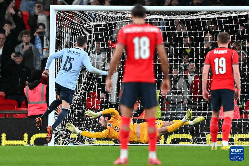 友谊赛：英格兰战平乌拉圭